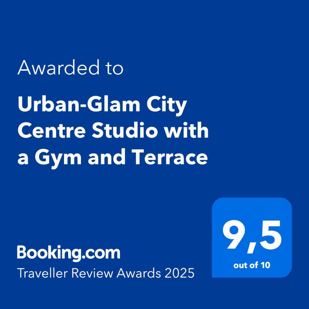 Urban-Glam City Centre Studio With A Gym And Terrace Tallinn Exterior photo
